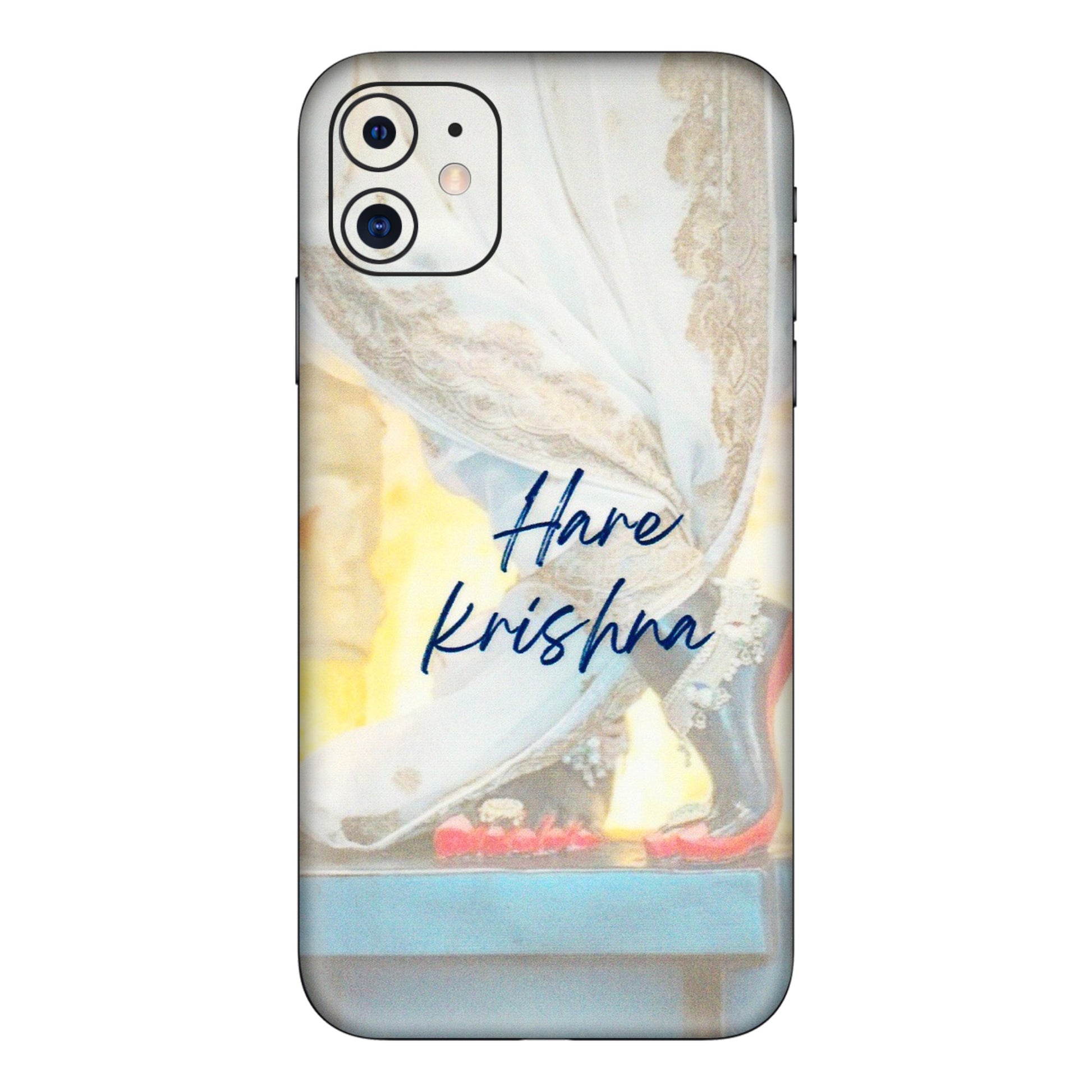 Apple iPhone Skins (All Models) - Hare Krishna - 3D Embossed Finish (L-03) iPhone 11