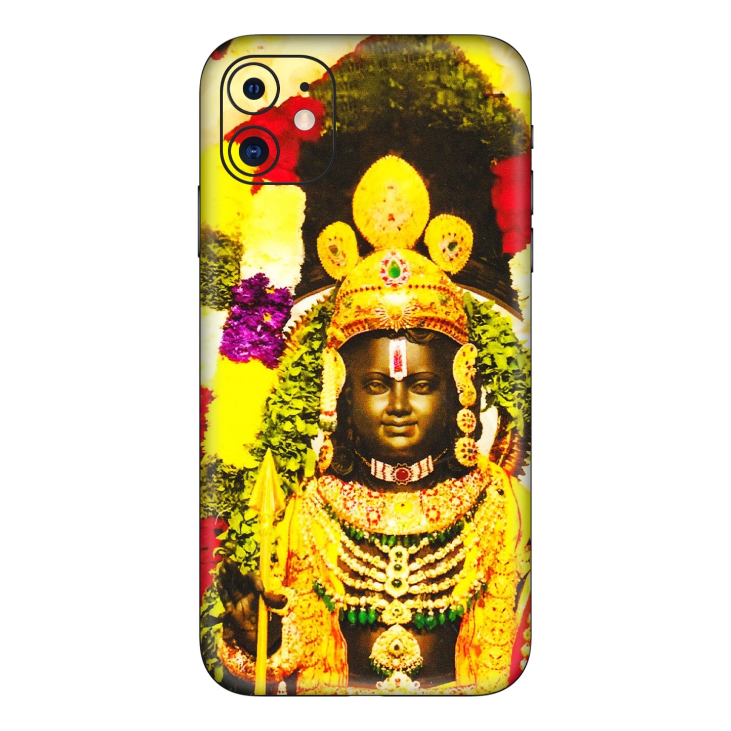 Apple iPhone Skins (All Models) - Ram Lalla Ayodhya - 3D Embossed Finish (L-103) iPhone 11