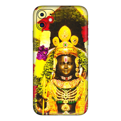 Apple iPhone Skins (All Models) - Ram Lalla Ayodhya - 3D Embossed Finish (L-103) iPhone 11