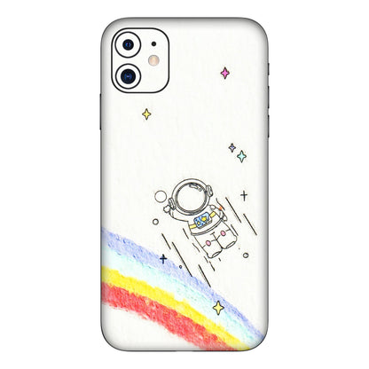 Apple iPhone Skins (All Models) - Milkyway Astronaut - 3D Embossed Finish (L-110) iPhone 11