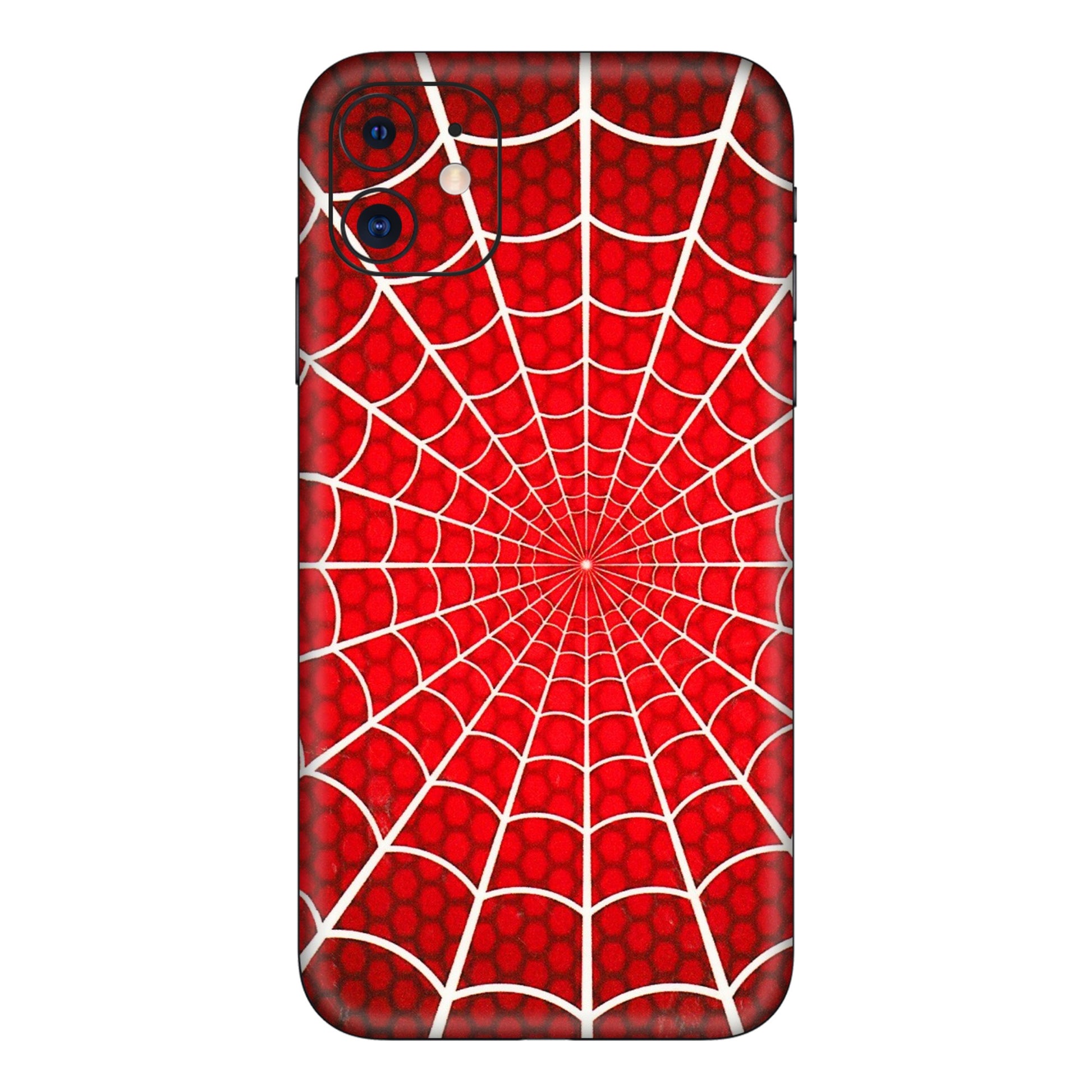 Apple iPhone Skins (All Models) - Classic Spidey Web - 3D Embossed Finish (L-115) iPhone 11