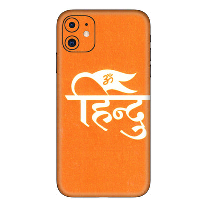 Apple iPhone Skins (All Models) - Hindu Kesari - 3D Embossed Finish (L-154) iPhone 11
