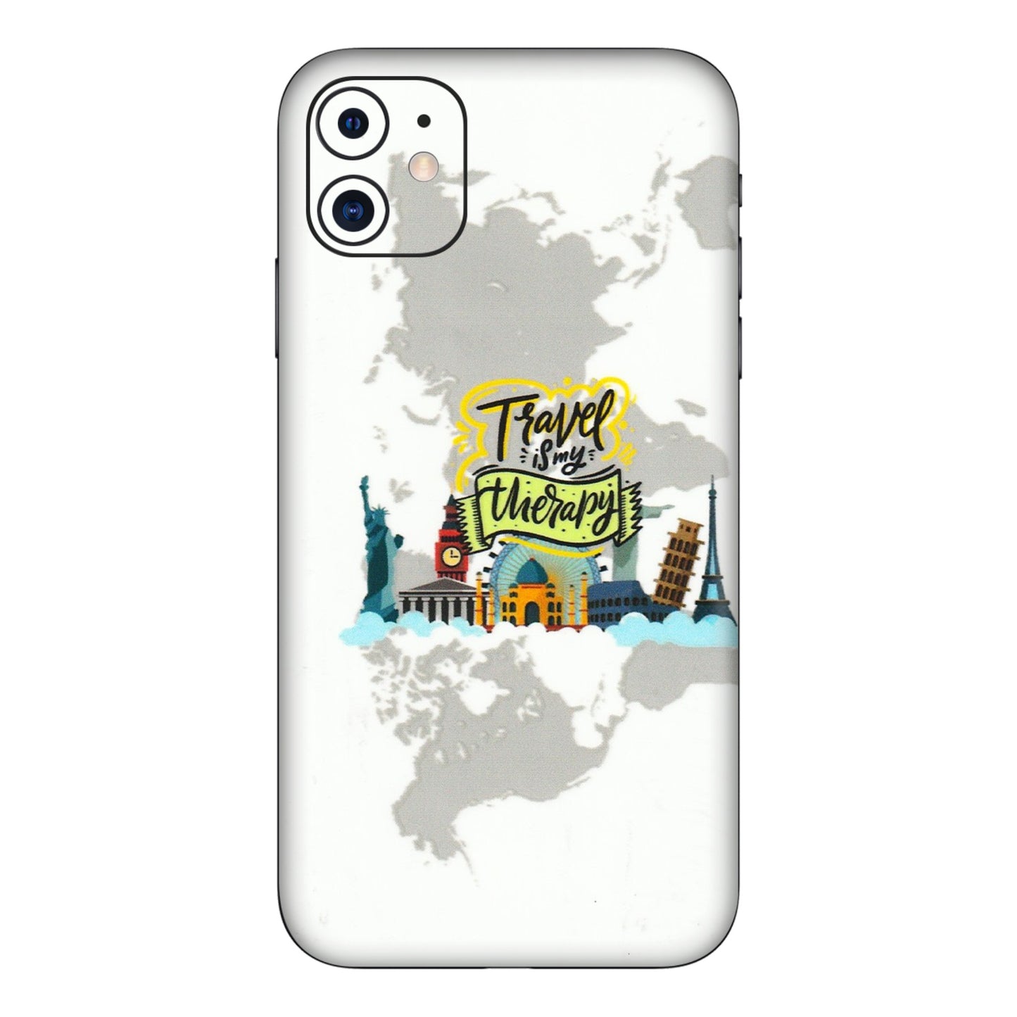 Apple iPhone Skins (All Models) - Travel Therapy - 3D Embossed Finish (L-199) iPhone 11