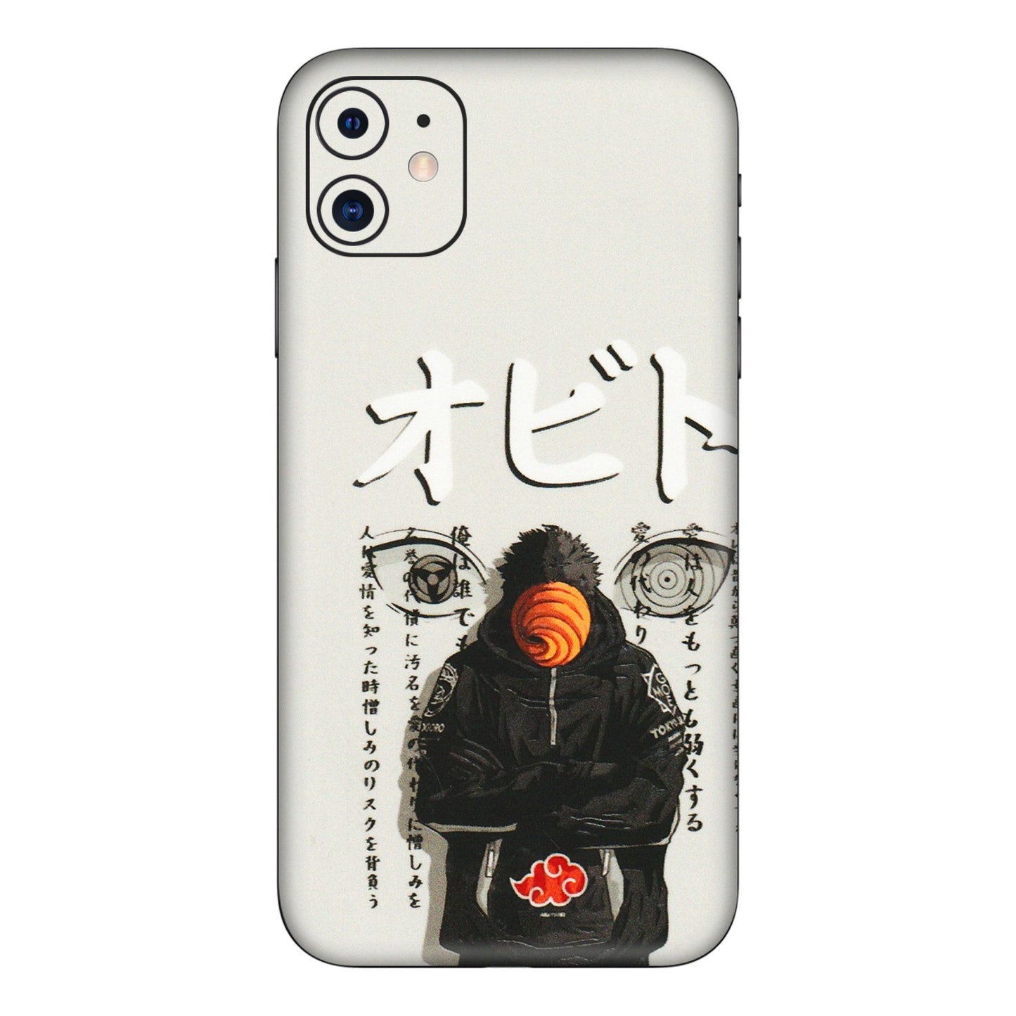 Apple iPhone Skins (All Models) - Obito Anime Eye - 3D Embossed Finish (L-19) iPhone 11