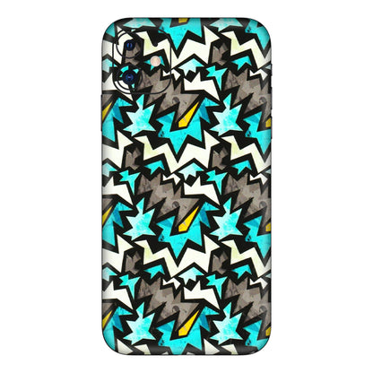 Apple iPhone Skins (All Models) - Funky Zig Zag - 3D Embossed Finish (L-223) iPhone 11