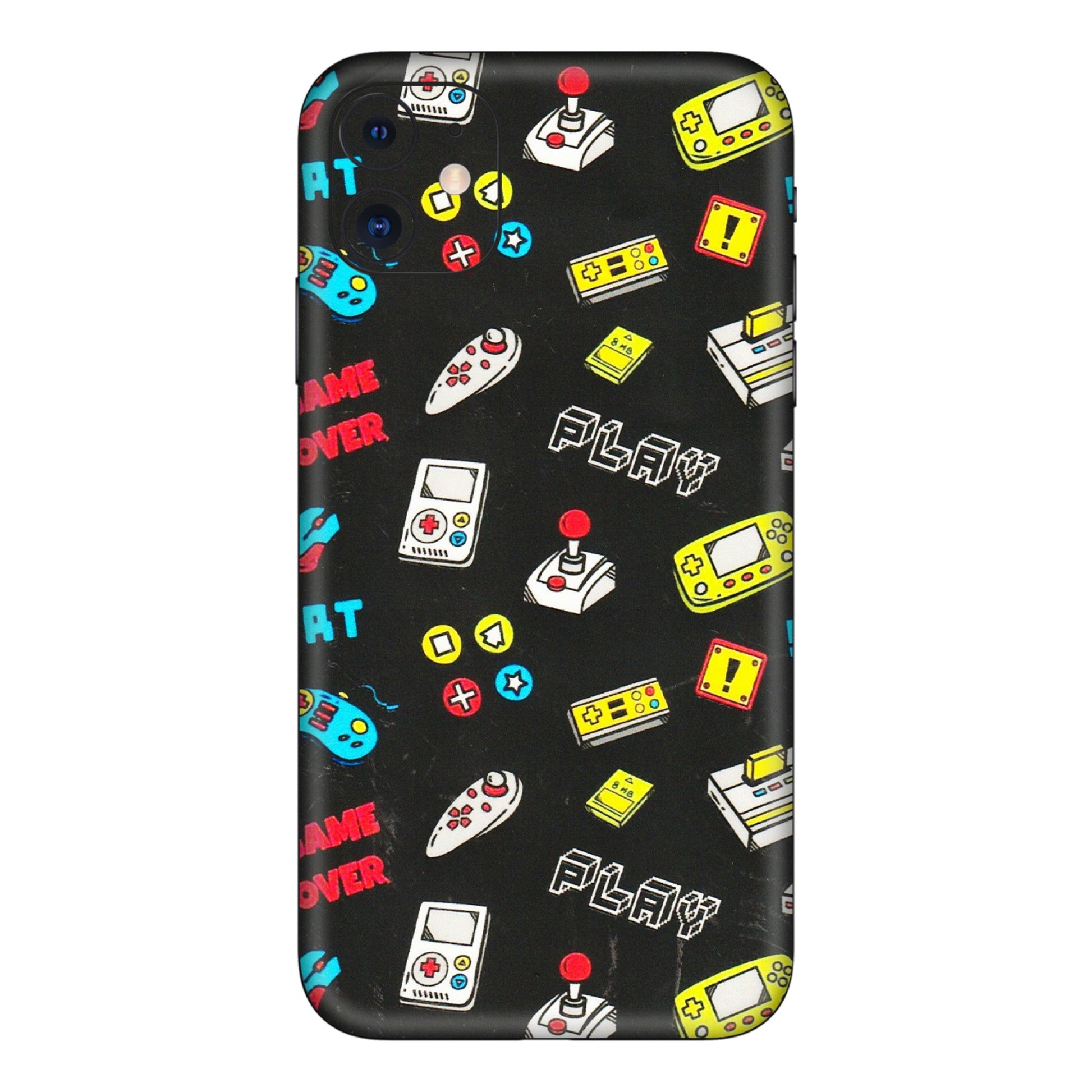 Apple iPhone Skins (All Models) - Gaming Doodles - 3D Embossed Finish (L-224) iPhone 11