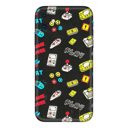 Apple iPhone Skins (All Models) - Gaming Doodles - 3D Embossed Finish (L-224) iPhone 11