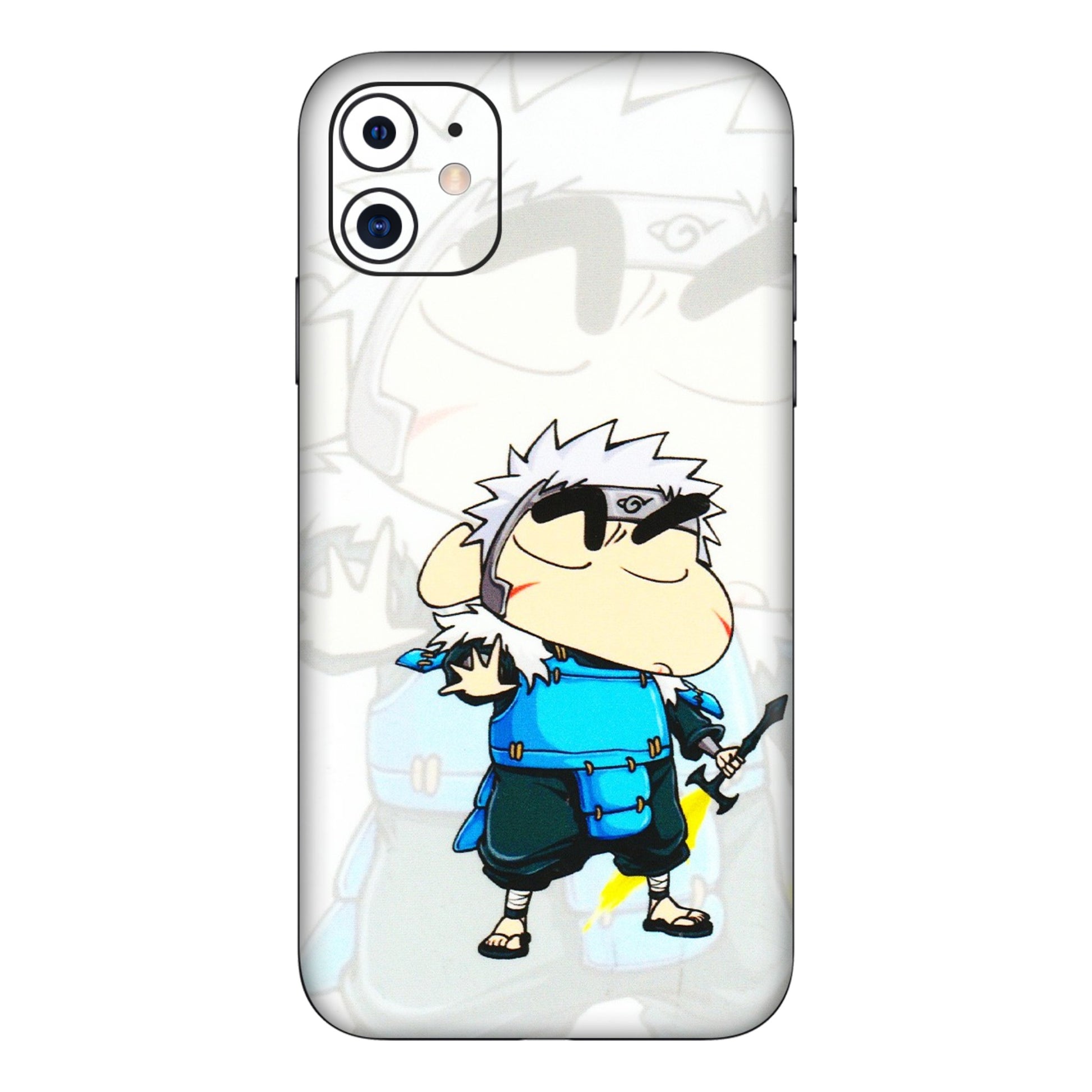 Apple iPhone Skins (All Models) - Angry Young Shinchan - 3D Embossed Finish (L-226) iPhone 11