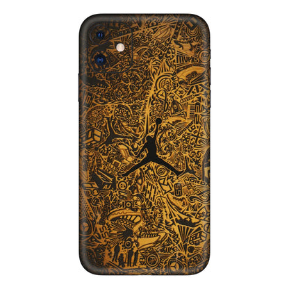 Apple iPhone Skins (All Models) - Premium Gold Basketball Player - 3D Embossed Finish (L-236) iPhone 11