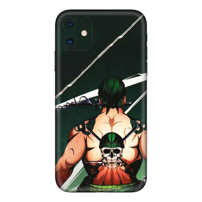Apple iPhone Skins (All Models) - Zoro Anime - 3D Embossed Finish (L-23) iPhone 11