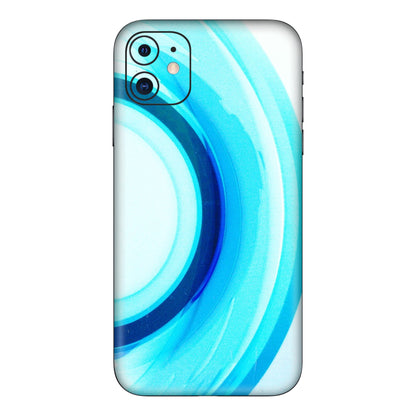 Apple iPhone Skins (All Models) - The Blue Curve - 3D Embossed Finish (L-244) iPhone 11
