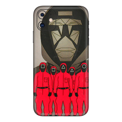 Apple iPhone Skins (All Models) - Squid Game Hero - 3D Embossed Finish (L-245) iPhone 11