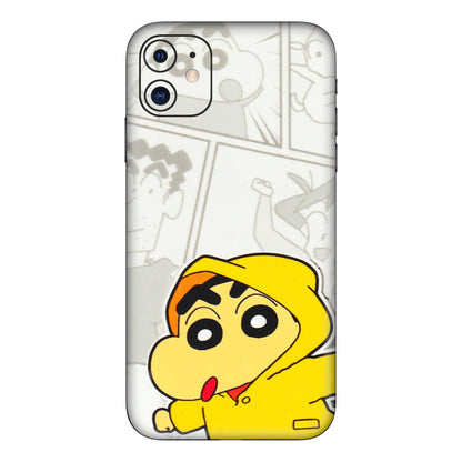Apple iPhone Skins (All Models) - Yellow Shinchan Comic - 3D Embossed Finish (L-246) iPhone 11