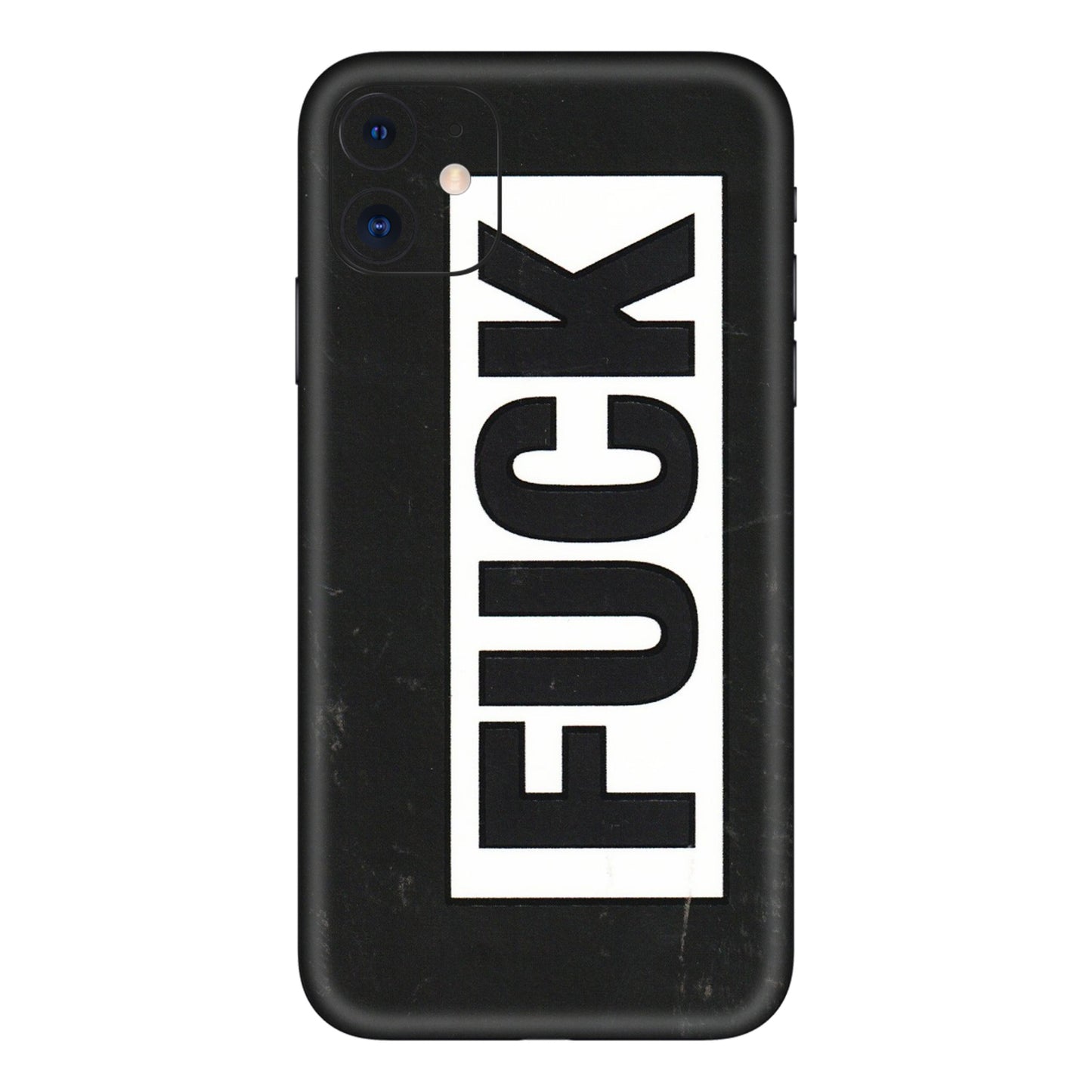 Apple iPhone Skins (All Models) - The F Word - 3D Embossed Finish (L-255) iPhone 11