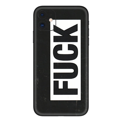 Apple iPhone Skins (All Models) - The F Word - 3D Embossed Finish (L-255) iPhone 11