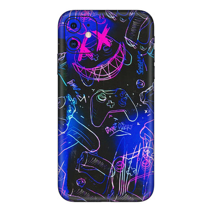 Apple iPhone Skins (All Models) - Gamers Paradise - 3D Embossed Finish (L-258) iPhone 11