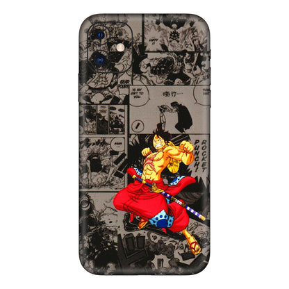 Apple iPhone Skins (All Models) - One Piece Rocket Punch Manga - 3D Embossed Finish (L-25) iPhone 11