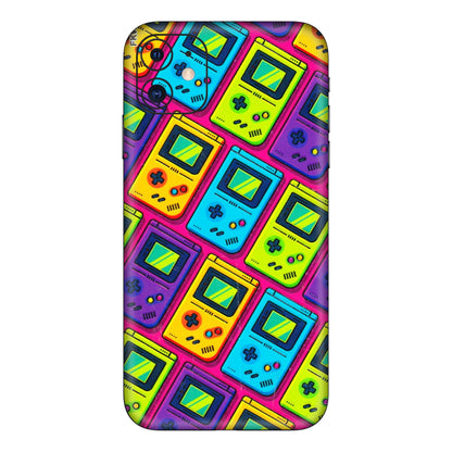 Apple iPhone Skins (All Models) - Gameboy Colourful - 3D Embossed Finish (L-266) iPhone 11