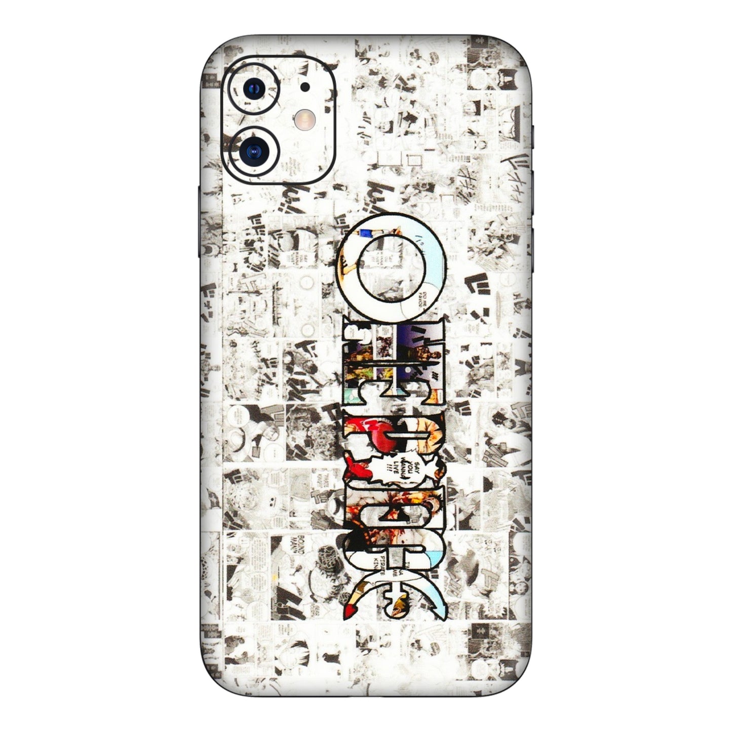 Apple iPhone Skins (All Models) - One Piece Manga - 3D Embossed Finish (L-26) iPhone 11