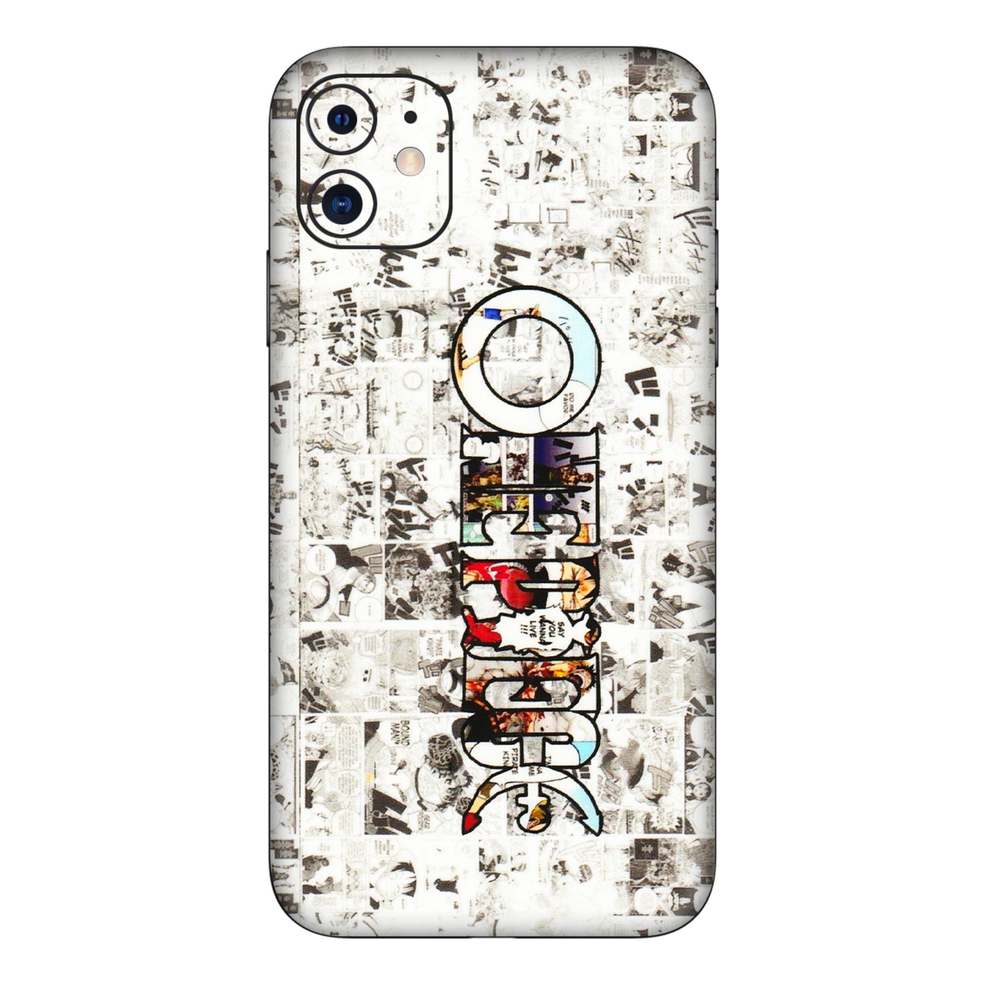 Apple iPhone Skins (All Models) - One Piece Manga - 3D Embossed Finish (L-26) iPhone 11