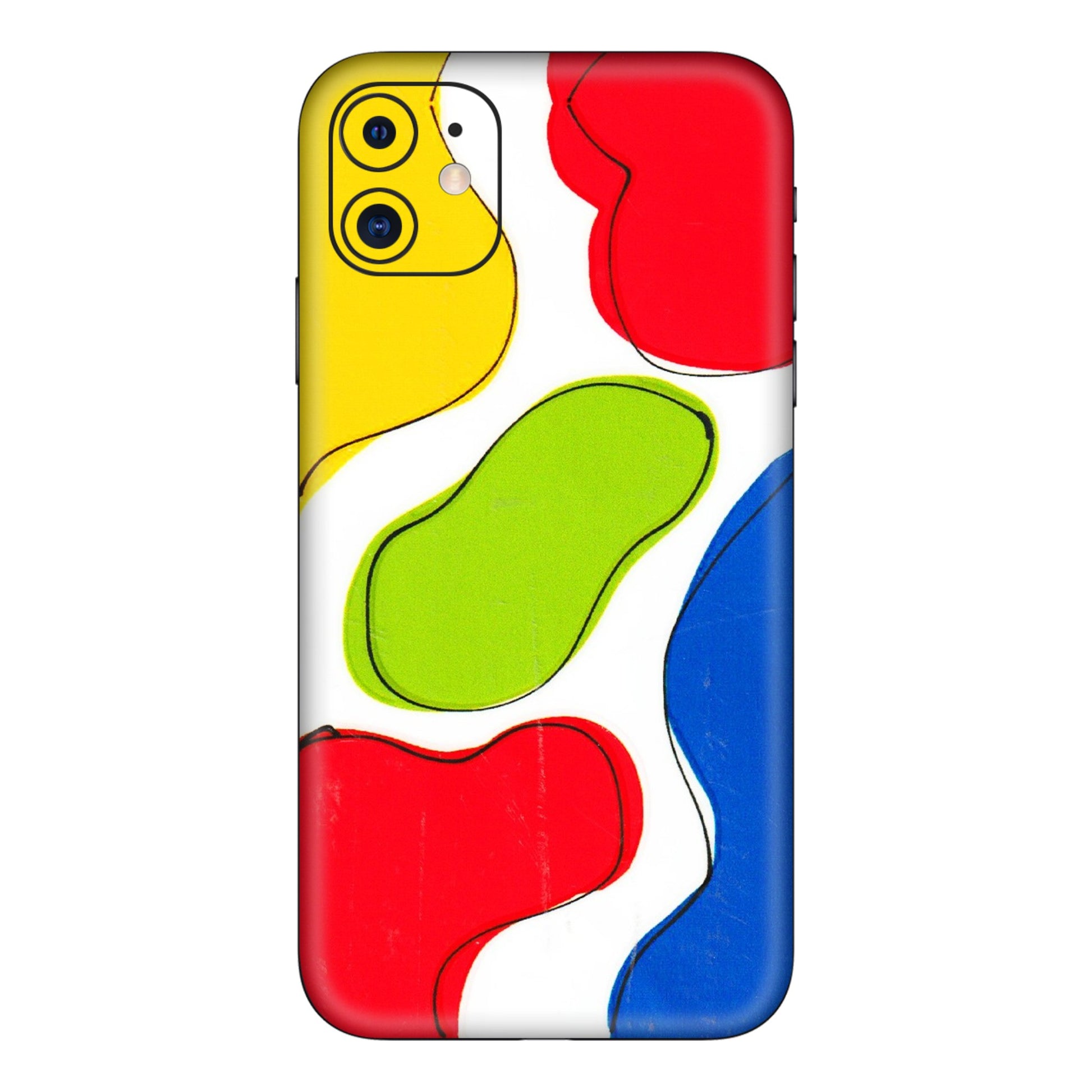Apple iPhone Skins (All Models) - RGB Colour Paint - 3D Embossed Finish (L-284) iPhone 11