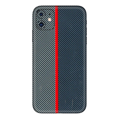 Apple iPhone Skins (All Models) - Blue Sober Lines - 3D Embossed Finish (L-305) iPhone 11