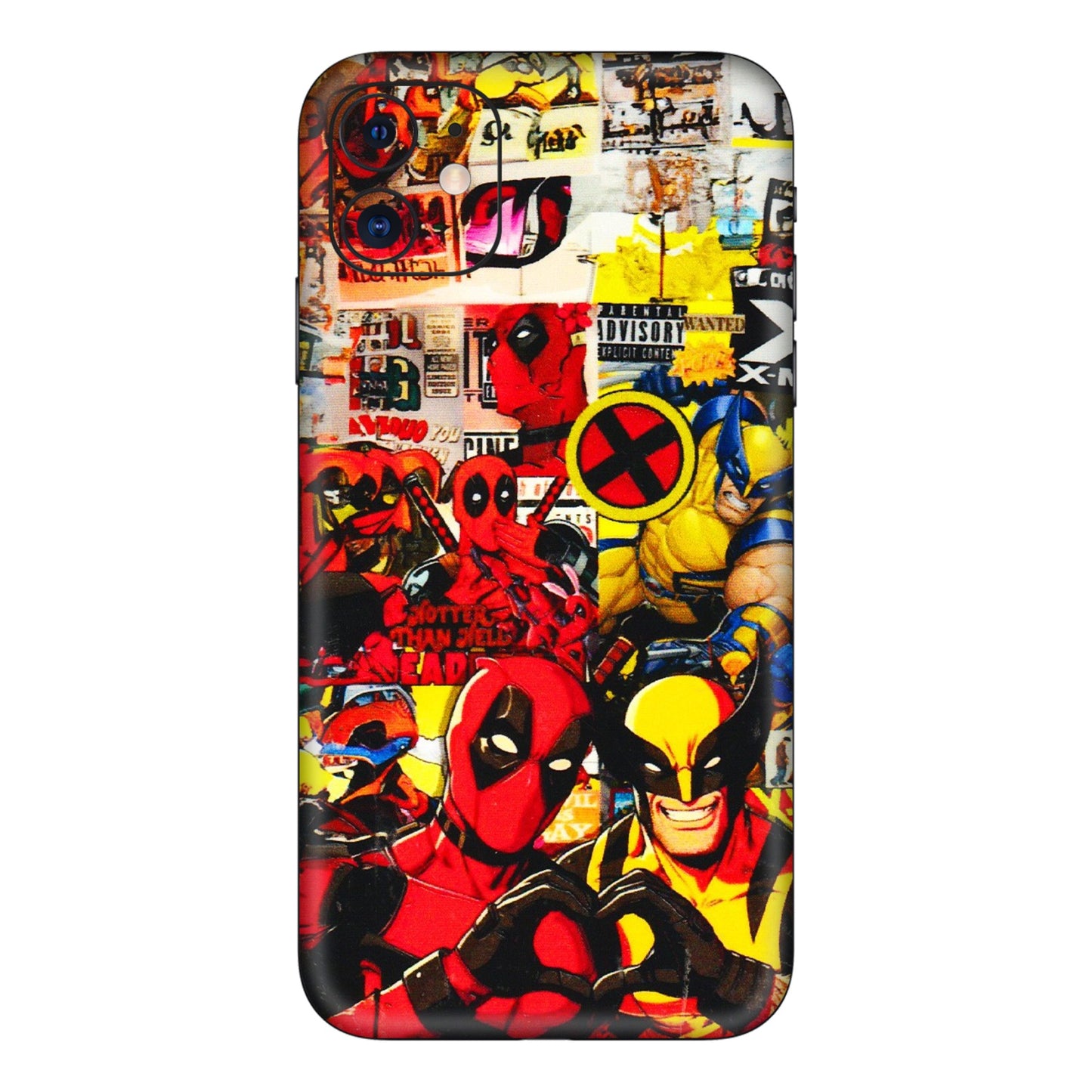 Apple iPhone Skins (All Models) - Spidy Wolverine - 3D Embossed Finish (L-310) iPhone 11