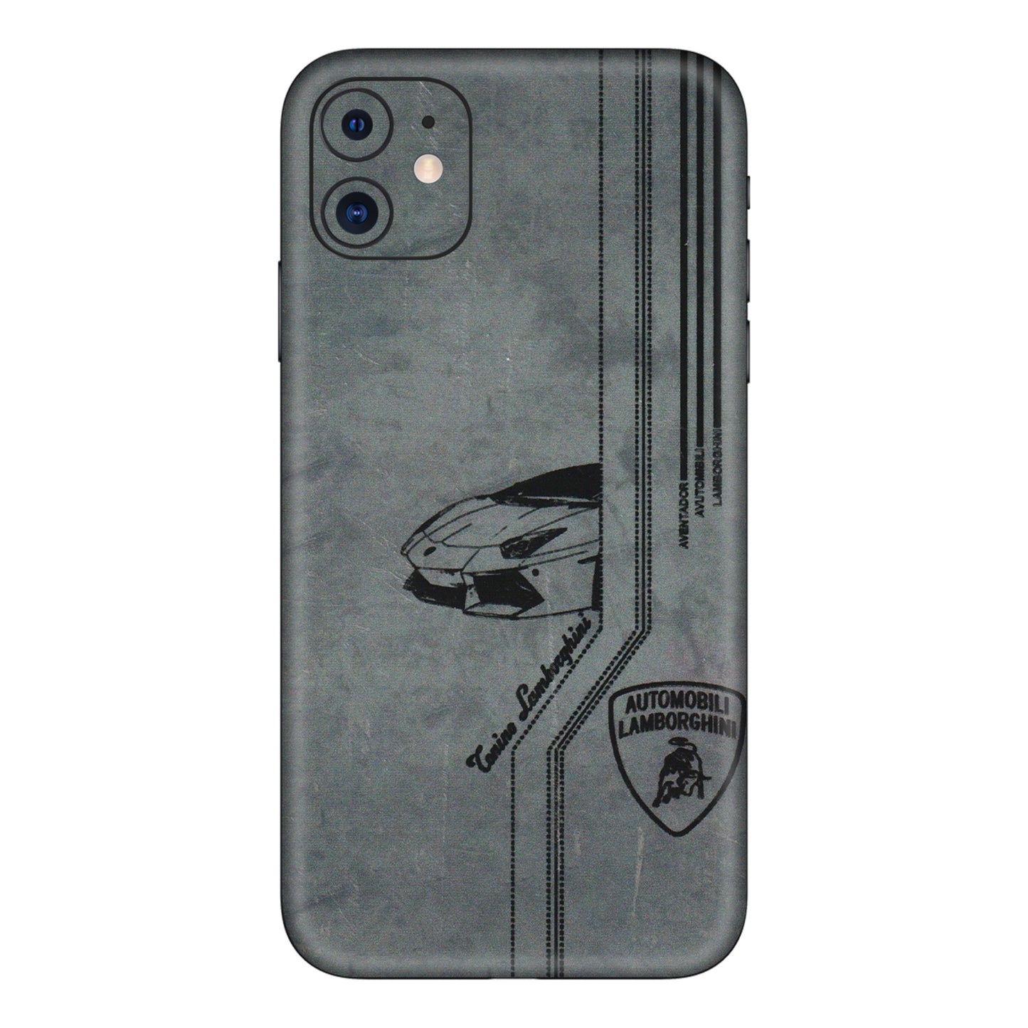 Apple iPhone Skins (All Models) - New Lamborgini Aventador - 3D Embossed Finish (L-321) iPhone 11