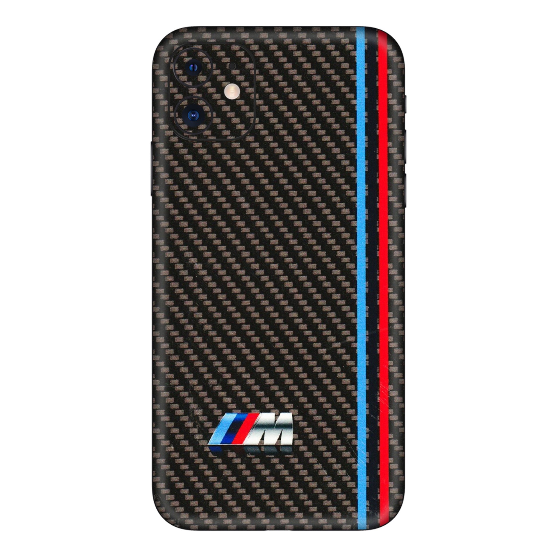 Apple iPhone Skins (All Models) - BM Carbon Fiber Feels - 3D Embossed Finish (L-38) iPhone 11