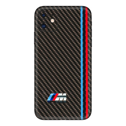 Apple iPhone Skins (All Models) - BM Carbon Fiber Feels - 3D Embossed Finish (L-38) iPhone 11
