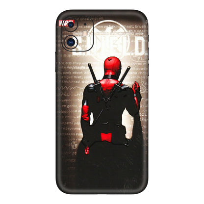 Apple iPhone Skins (All Models) - Deadpool - 3D Embossed Finish (L-56) iPhone 11