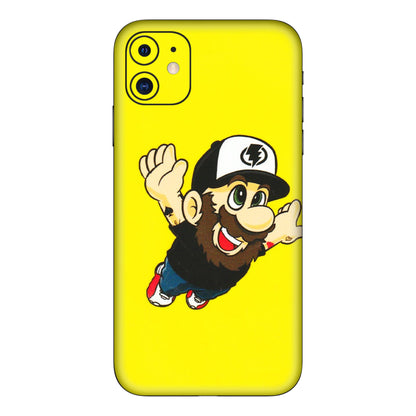 Apple iPhone Skins (All Models) - Flying Beardo - 3D Embossed Finish (L-60) iPhone 11