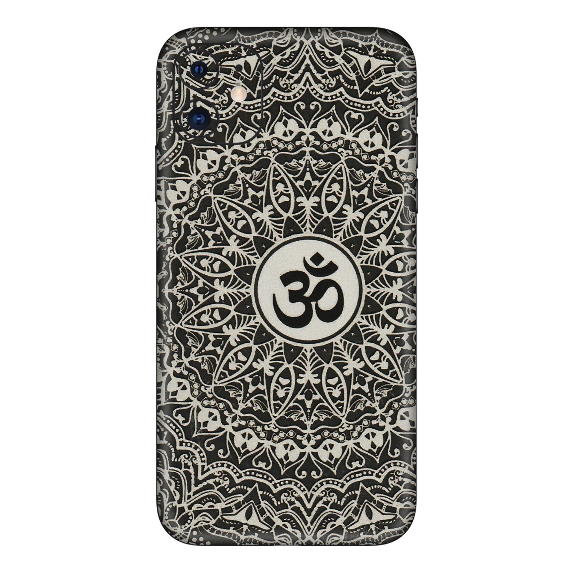 Apple iPhone Skins (All Models) - Aum Elegant Mandala - 3D Embossed Finish (L-62) iPhone 11