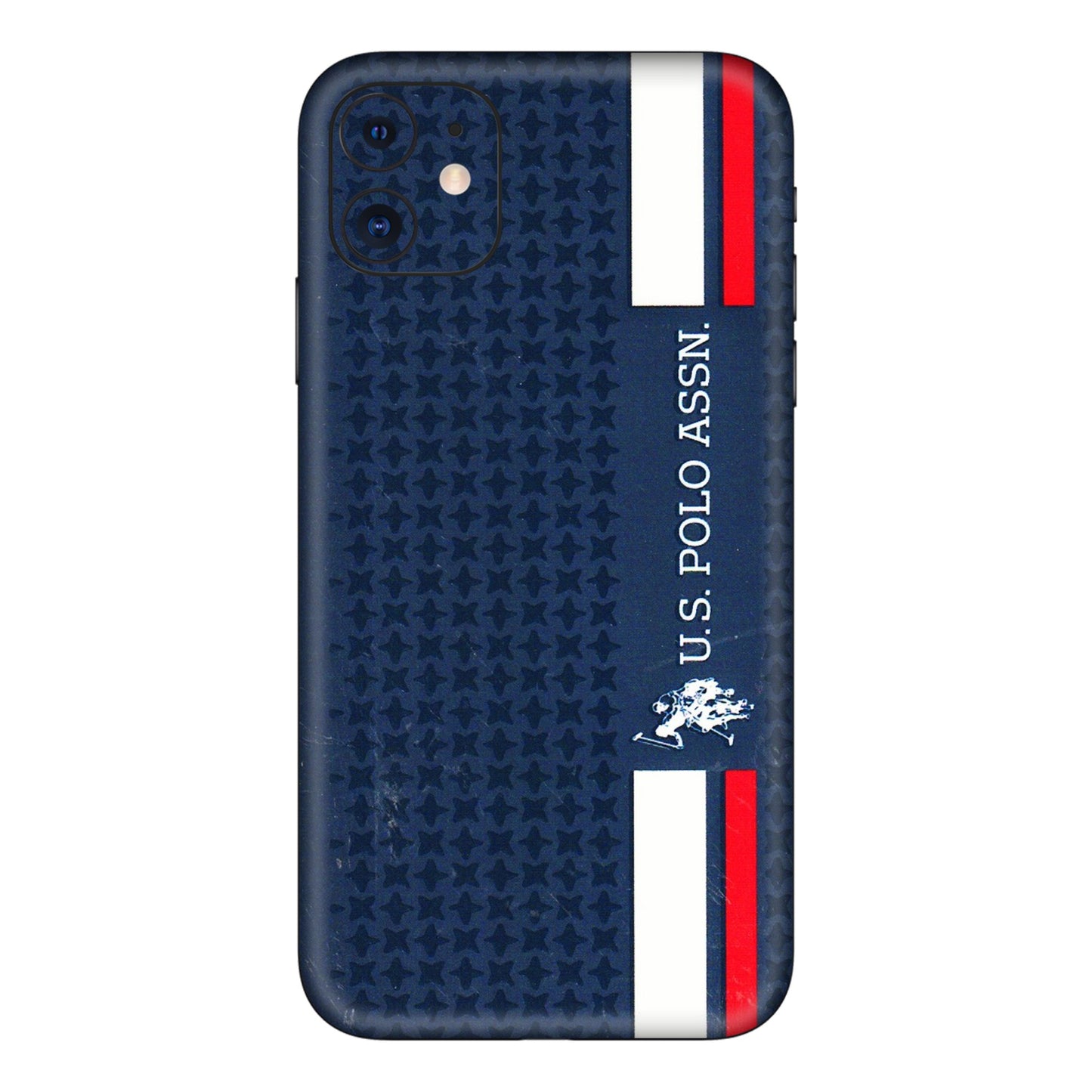 Apple iPhone Skins (All Models) - US POLO Designer Brand - 3D Embossed Finish (L-65) iPhone 11