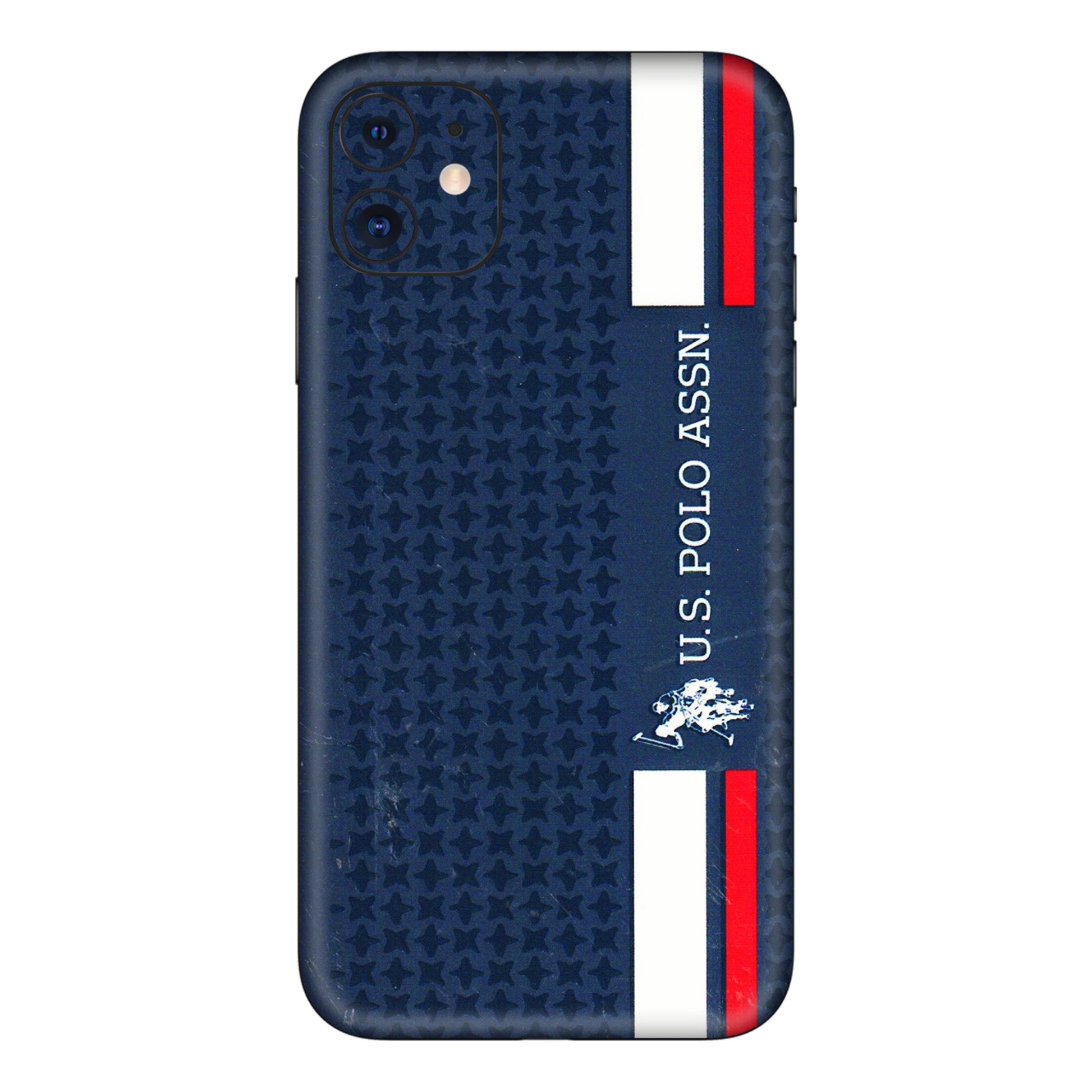 Apple iPhone Skins (All Models) - US POLO Designer Brand - 3D Embossed Finish (L-65) iPhone 11