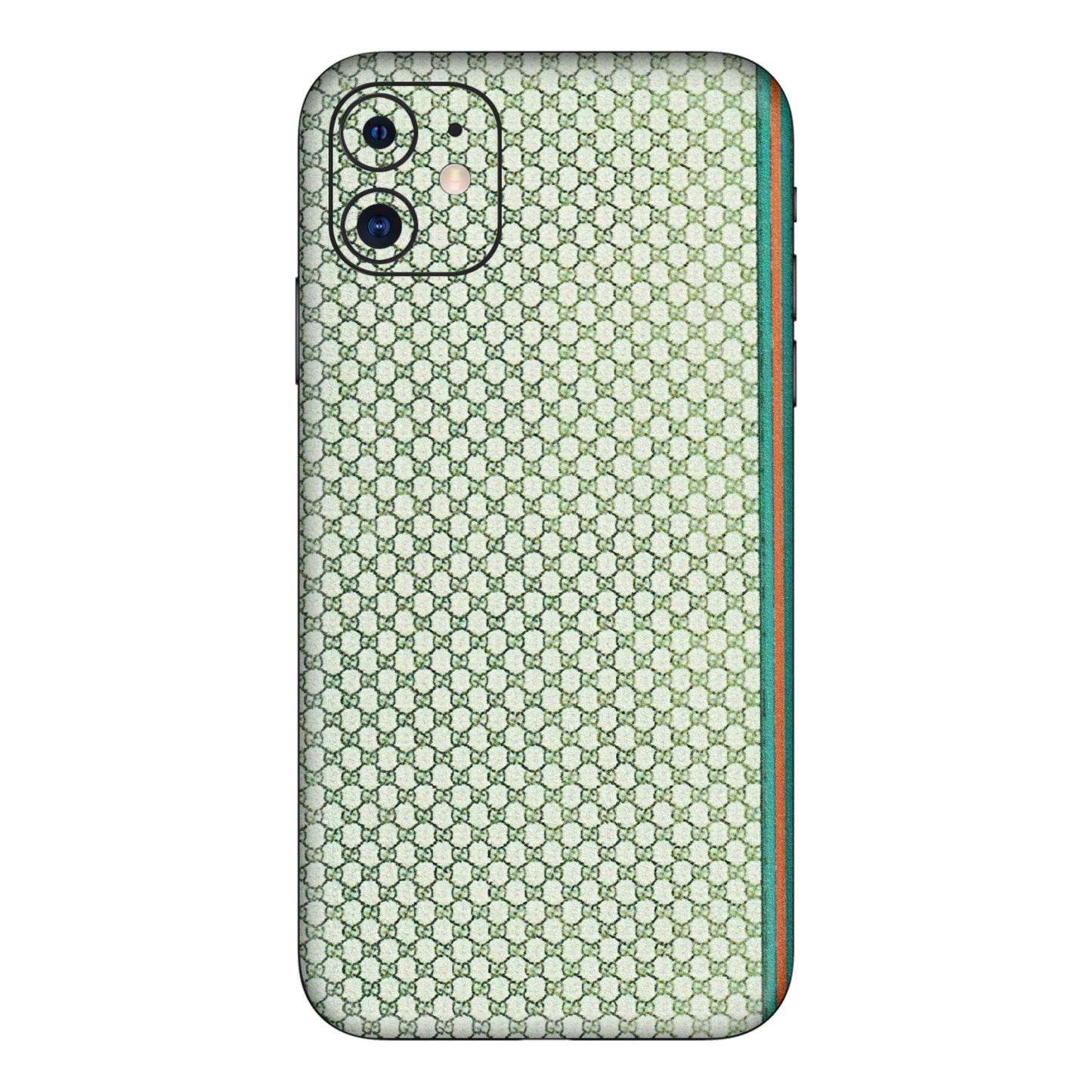 Apple iPhone Skins (All Models) - Gucci Fabric Pattern - 3D Embossed Finish (L-73) iPhone 11