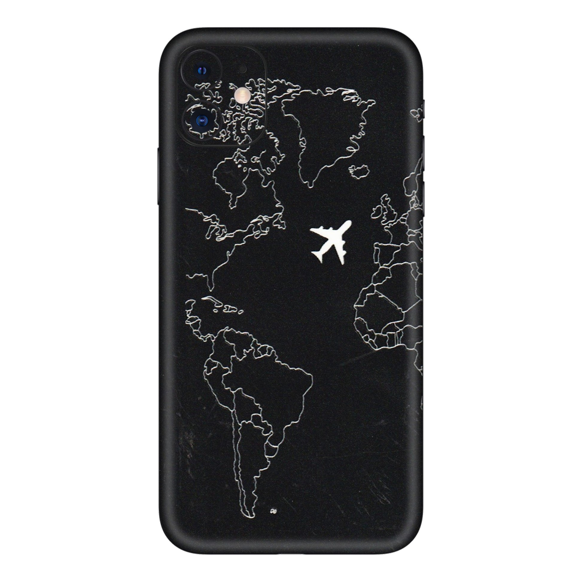 Apple iPhone Skins (All Models) - Never Ending Travel - 3D Embossed Finish (L-79) iPhone 11