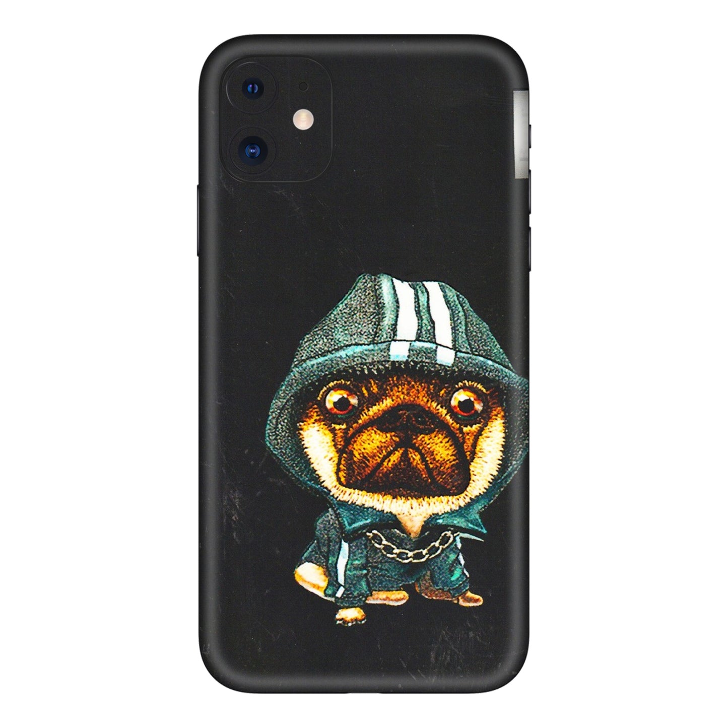 Apple iPhone Skins (All Models) - Puppy N Hoodie - 3D Embossed Finish (L-90) iPhone 11