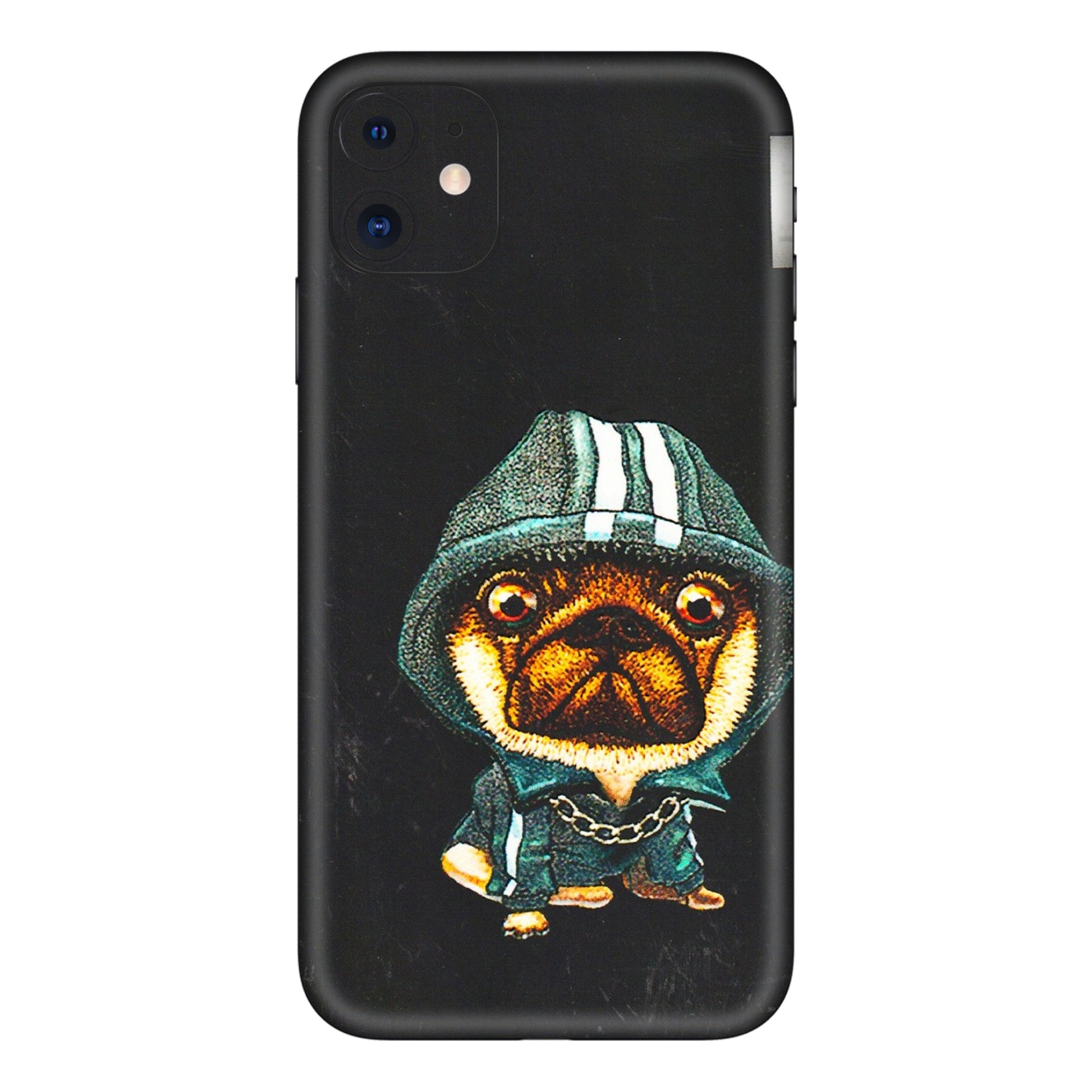 Apple iPhone Skins (All Models) - Puppy N Hoodie - 3D Embossed Finish (L-90) iPhone 11