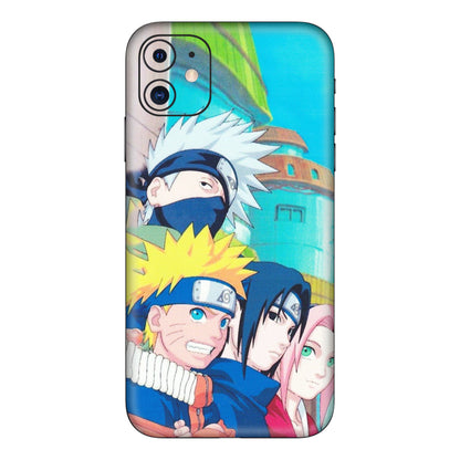Apple iPhone Skins (All Models) - Team Minato And Kakashi - Matte Finish (M-101) iPhone 11