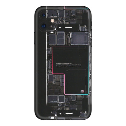 Apple iPhone Skins (All Models) - Motherboard Circuit Layout - Matte Finish (M-117) iPhone 11