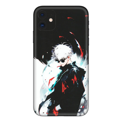 Apple iPhone Skins (All Models) - Gojo Powerful Charater Kaisen Anime - Matte Finish (M-144) iPhone 11