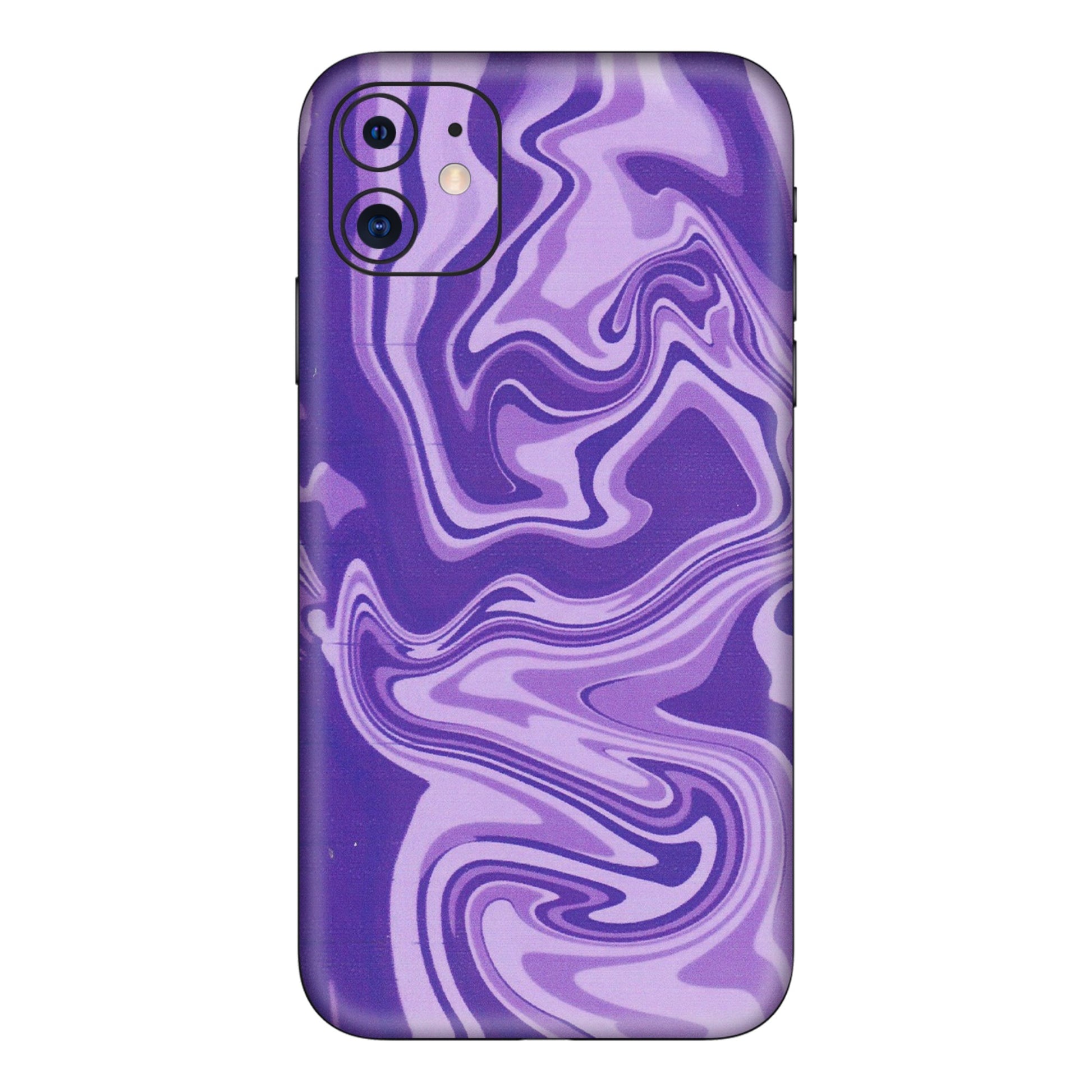 Apple iPhone Skins (All Models) - Hazy Purple Nights - Matte Finish (M-14) iPhone 11