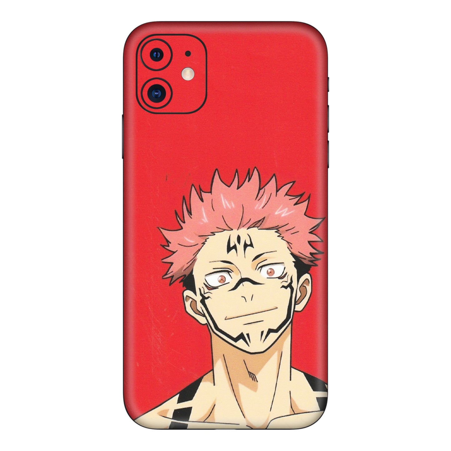 Apple iPhone Skins (All Models) - Ryomen Sukuna Fun Anime - Matte Finish (M-153) iPhone 11