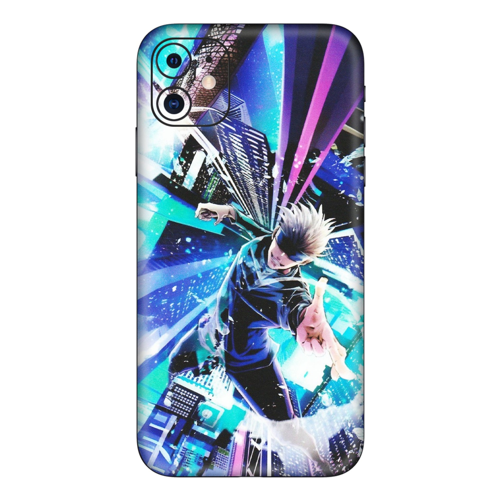 Apple iPhone Skins (All Models) - Manga Action Jujustu Kaisen Anime - Matte Finish (M-155) iPhone 11