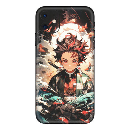Apple iPhone Skins (All Models) - Tanjiro Demon Slayer Anime - Matte Finish (M-158) iPhone 11