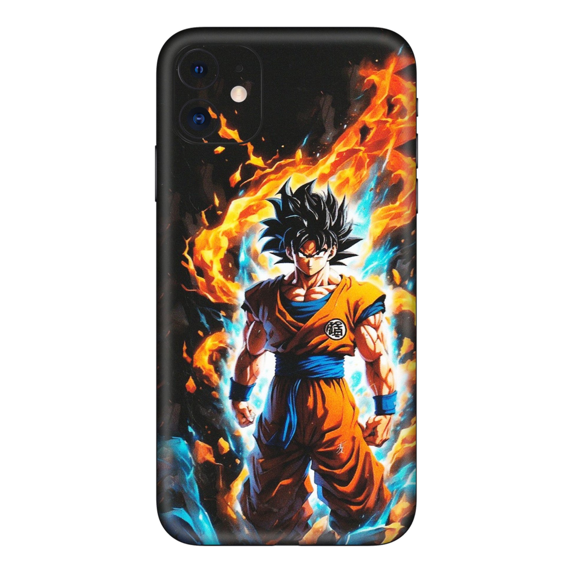 Apple iPhone Skins (All Models) - Goku Transformation Anime - Matte Finish (M-159) iPhone 11