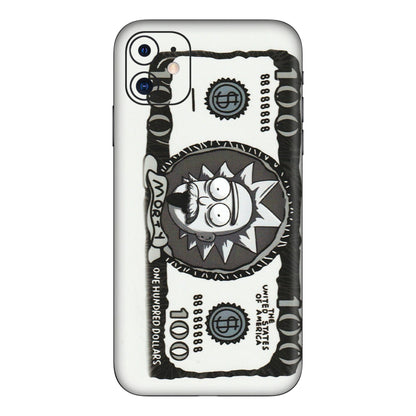 Apple iPhone Skins (All Models) - Rick And Morty Hundred Dollar Anime - Matte Finish (M-161) iPhone 11