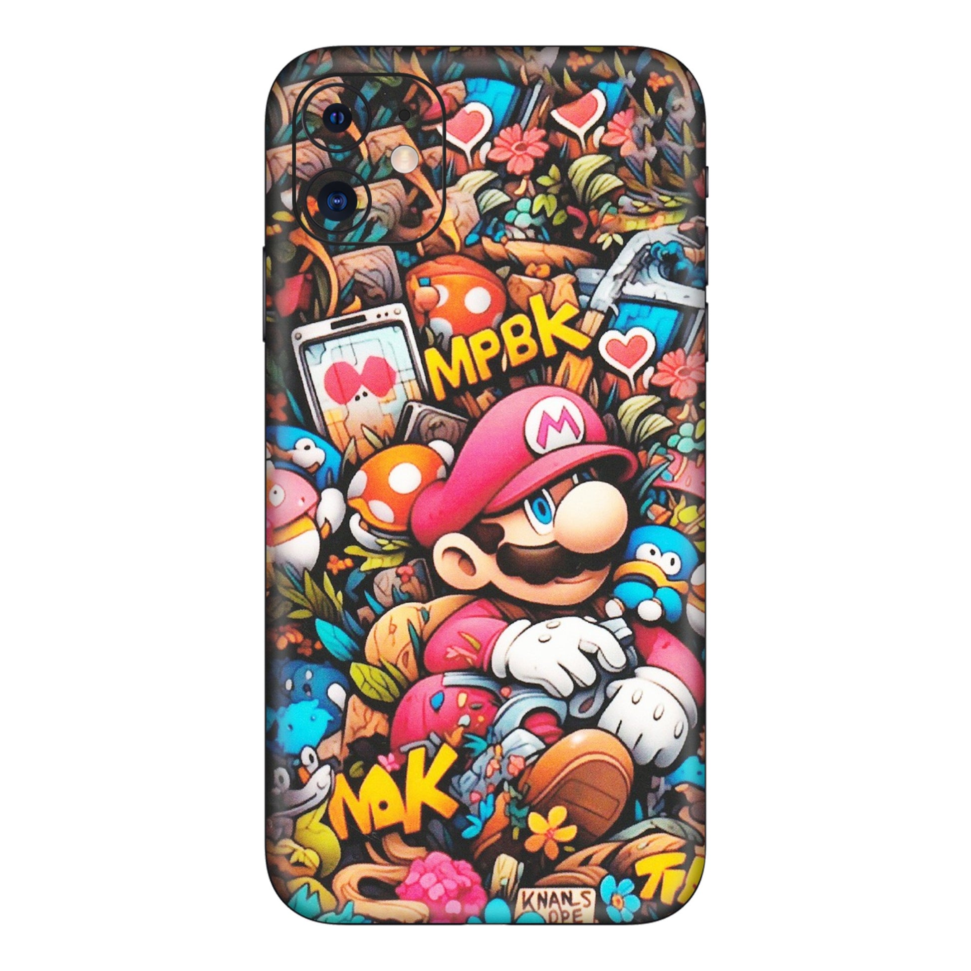 Apple iPhone Skins (All Models) - Super Mario Bros Artistic - Matte Finish (M-173) iPhone 11