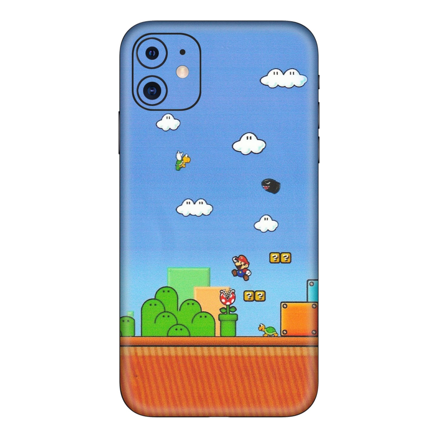 Apple iPhone Skins (All Models) - Mario Game Scene - Matte Finish (M-24) iPhone 11